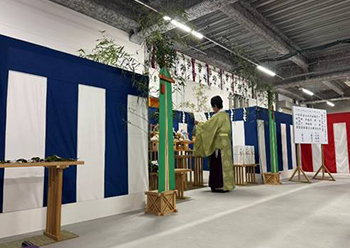 斎主様による祝詞