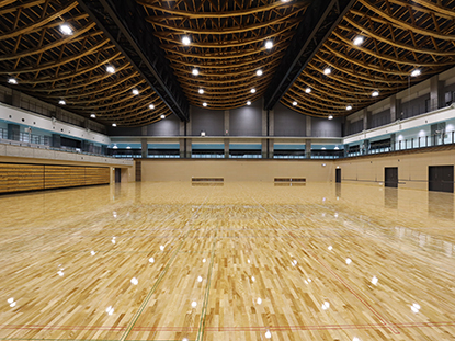 山都町総合体育館パスレル 外観